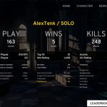 Статистика игроков в PUBG