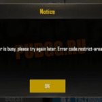 Исправляем ошибку PUBG Mobile сервер перегружен restrict area