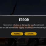 PUBG Lite: Game client will close as the launcher was forced to exit