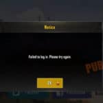 Ошибка в PUBG Mobile: Failed To Log in Please Try Again